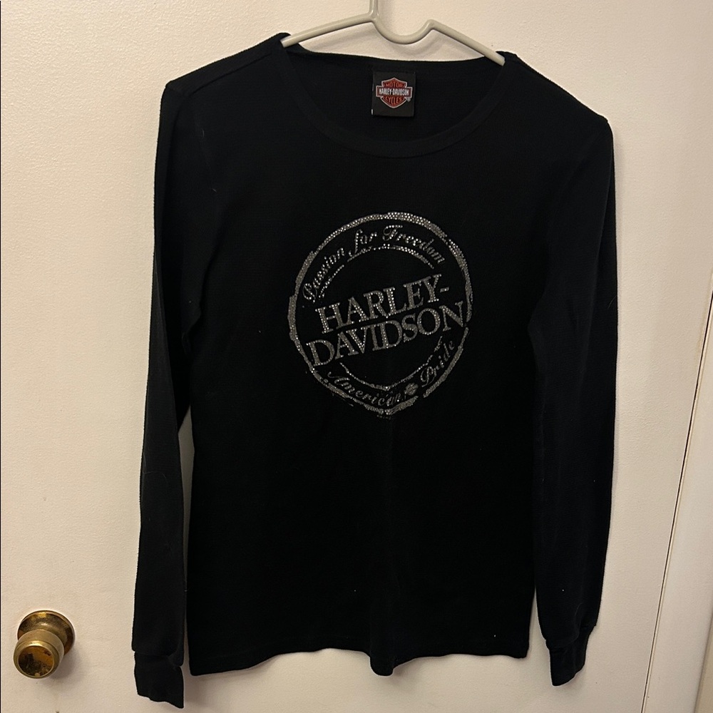 Harley-Davidson Black Long Sleeve Tee Large